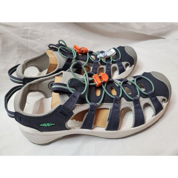 Keen Astoria West Closed Toe Sandal | Women's size 10 Navy/Beveled Glass - Picture 7 of 10